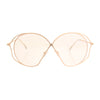 Gold Clear Extended Edge Glasses