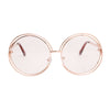 Gold Double Frame Clear Glasses