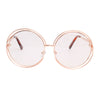 Rose Gold Double Frame Clear Glasses