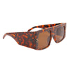 Tortoiseshell Extra Wide Arm Sunglasses