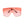 Orange Designer Shield Sunglasses