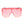 Pink Designer Shield Sunglasses