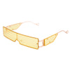 Skinny Yellow Lens Side Arm Glasses