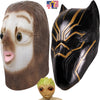 Guardians Galaxy Black Panther Zootopia Slot Costume Latex Head Mask Halloween