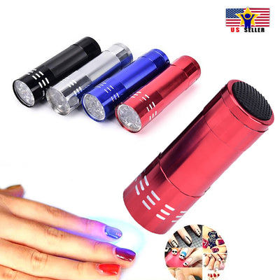 Flash Light Mini LED UV Gel Curing Lamp Professional Portable Fast Nail Dryer
