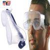 Safety Goggle Over Glasses Lab Work Eye Protective Eyewear Clean Lens Anti Dusts