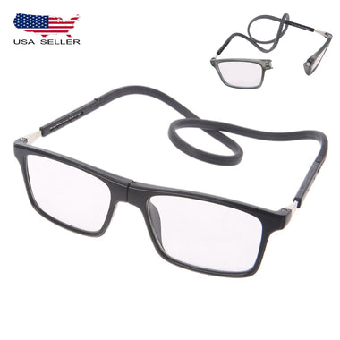 Reading Presbyopia Magnifying Eye Glasses Magnetic Flexible Neck Hangs Necklace