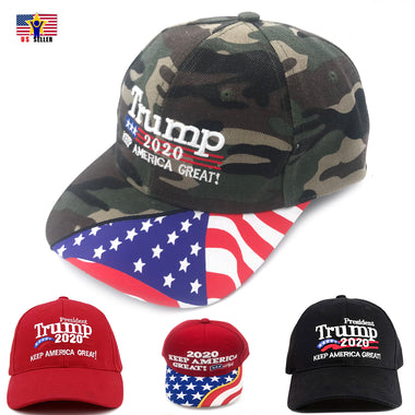 Donald Trump 2020 Hat Keep America Great Embroidered USA MAGA Visor Baseball Cap