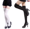 Women Girl Over Knee High Thigh Temptation Stretch Velvet Nylon Long Solid Socks