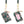 Pink Green Tropical Leaves ID Wallet