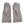 Gray Embroidered Stripe Touch Gloves