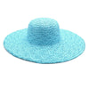 Solid Turquoise Floppy Sun Hat