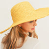 Solid Yellow Floppy Sun Hat