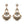 Metal Drop Earrings