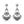 Metal Drop Earrings