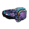 Turquoise Sequin 2 Pocket Fanny Pack