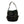 Black Fur Pearl Stud Bucket Bag