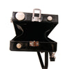 Shiny Black Camera Handbag