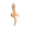 Gold Graduated Wrap Snake Ring