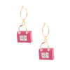 Pink Boutique Handbag Hoops