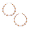 White Bamboo Hoops