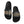 Size 10 Designer Black Slides