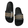 Size 11 Designer Black Slides