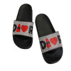 Size 12 Silver Dior Slides