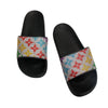 Size 12 Louis Vuitton Black Slides