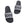 Size 11 Silver BOSS Black Slides