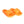 Size 7 Orange Cloud Slide