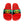 Size 7 Red Stripe Slide