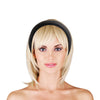 Black Leather Puffy Headband