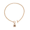 Gold 5 Perfume Toggle Necklace