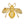 Designer Style Rhinestone Bee Brooch Pin
