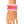 Matte Pink Ball and Glass Bracelets