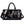 Black Sequin Power Duffel Bag