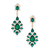 Teardrop Green Earrings