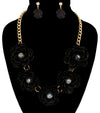 Five Flowers Necklace Set