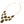 Short Necklace Irregular Resin Teardrop inset