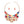 Multi Color Acrylic Bead and Gold Set