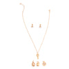 Gold Interchangable Love Charm Necklace