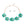 Mint Flower Necklace Set