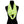 Neon Yellow Striped Infinity Scarf