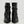 Black Polyurethane Python Effect Texture Boots