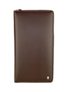 Brown Leather Card & Coin Wallet