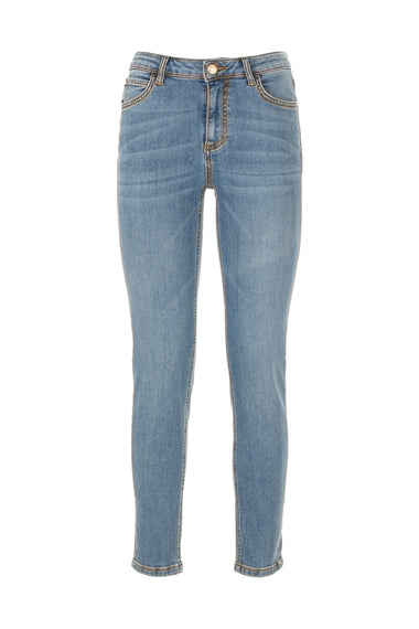 Light Blue Cotton Jeans & Pant