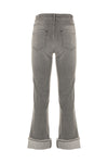 Gray Cotton Jeans & Pant