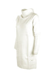 White Polyester Dress