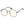 Hematite Blue Light Square Glasses